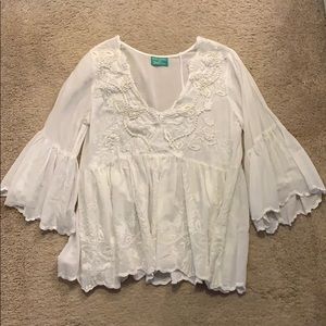 White linen blouse from Boutique in Italy